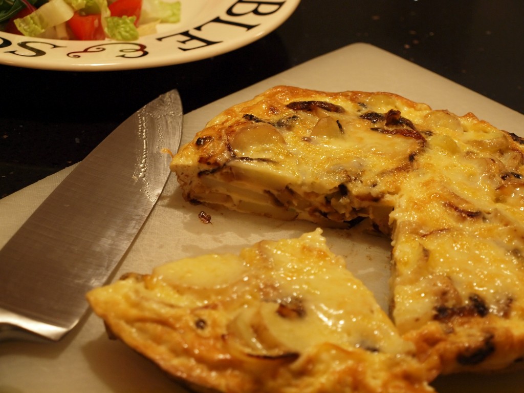 Simply Veggie Potato, Onion and Cheese Frittata