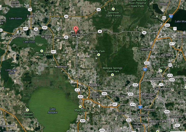 UFO Report from Sorrento,FL Area The Crypto Crew