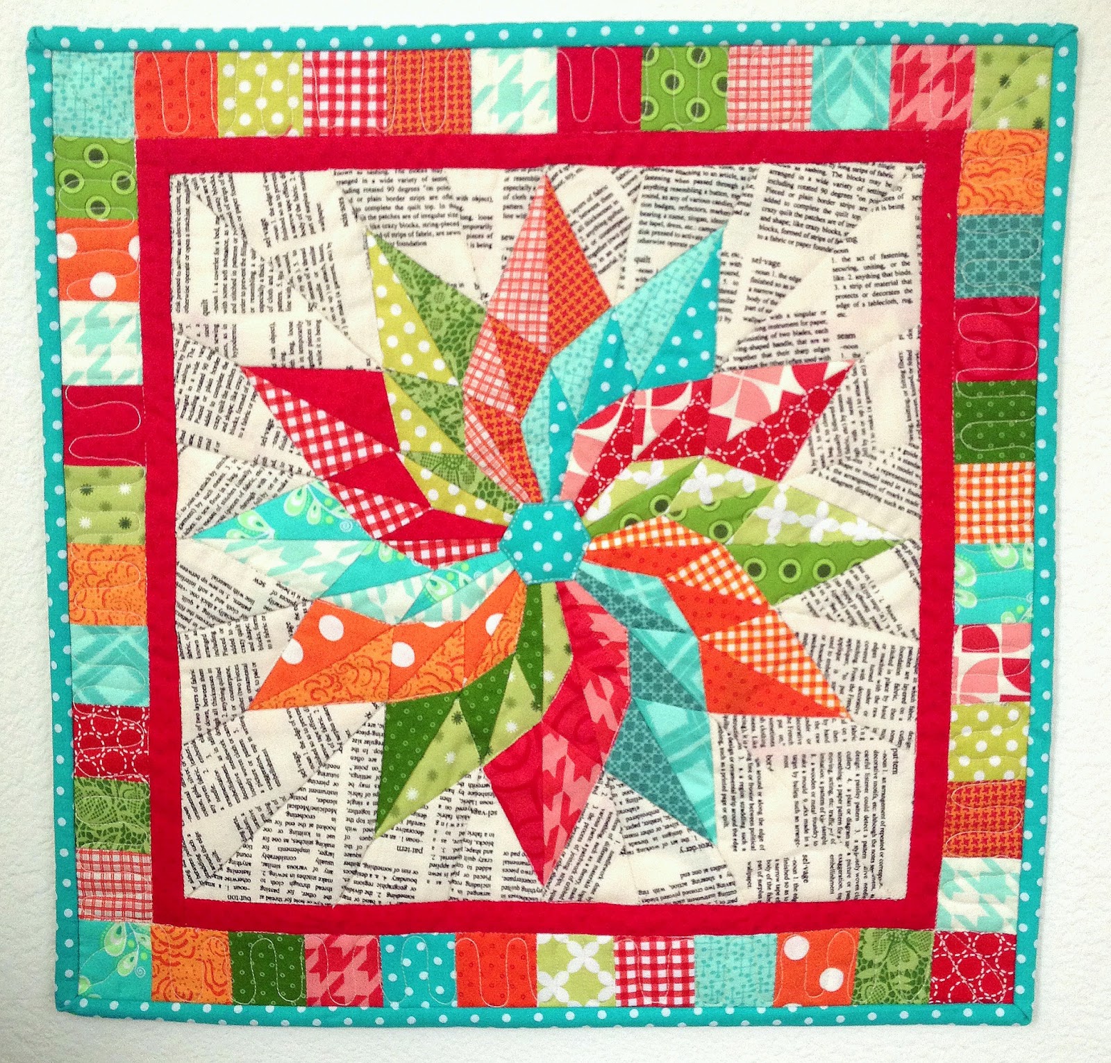 Craft Sew Create Blogger's Quilt Festival Spring 2013 Doll/Mini Quilt