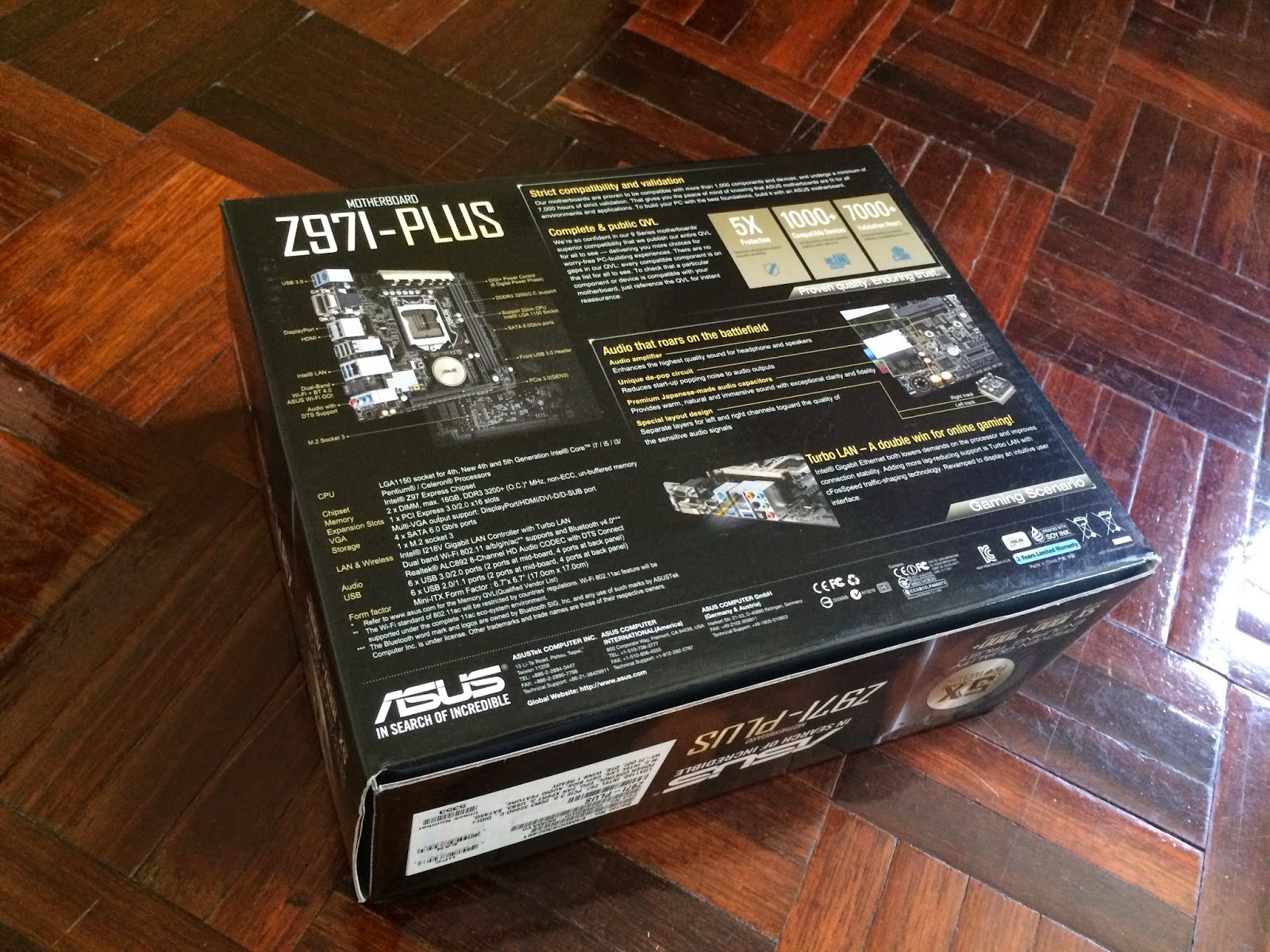 Unboxing & Review - ASUS Z97I-PLUS 4