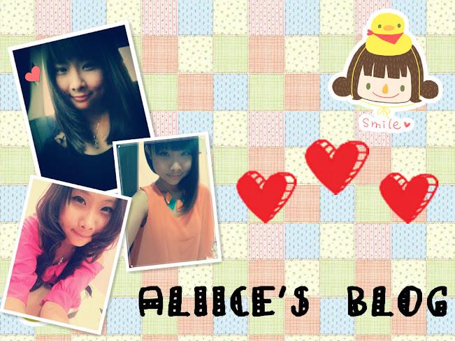 welcome To ALiice's Blog :)