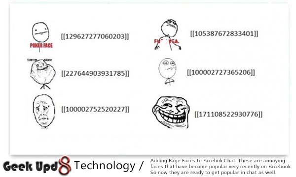 Have New Experience with Rage Faces in your Facebook Chat Have New Experience with Rage Faces in your Facebook Chat