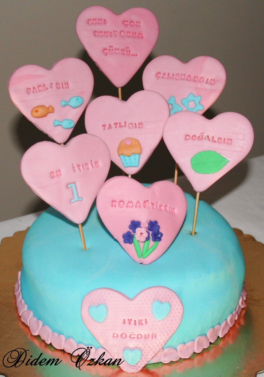 doğum günü pasta yazıları kısa