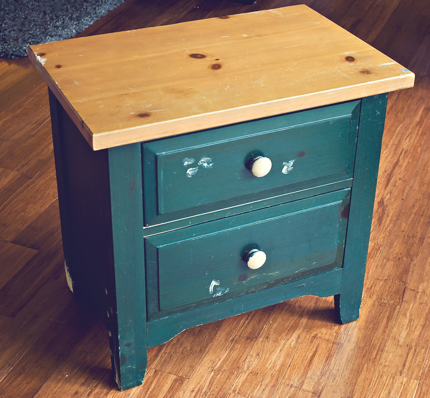 Easy Peasy Pie Master Bedroom Nightstand Redo