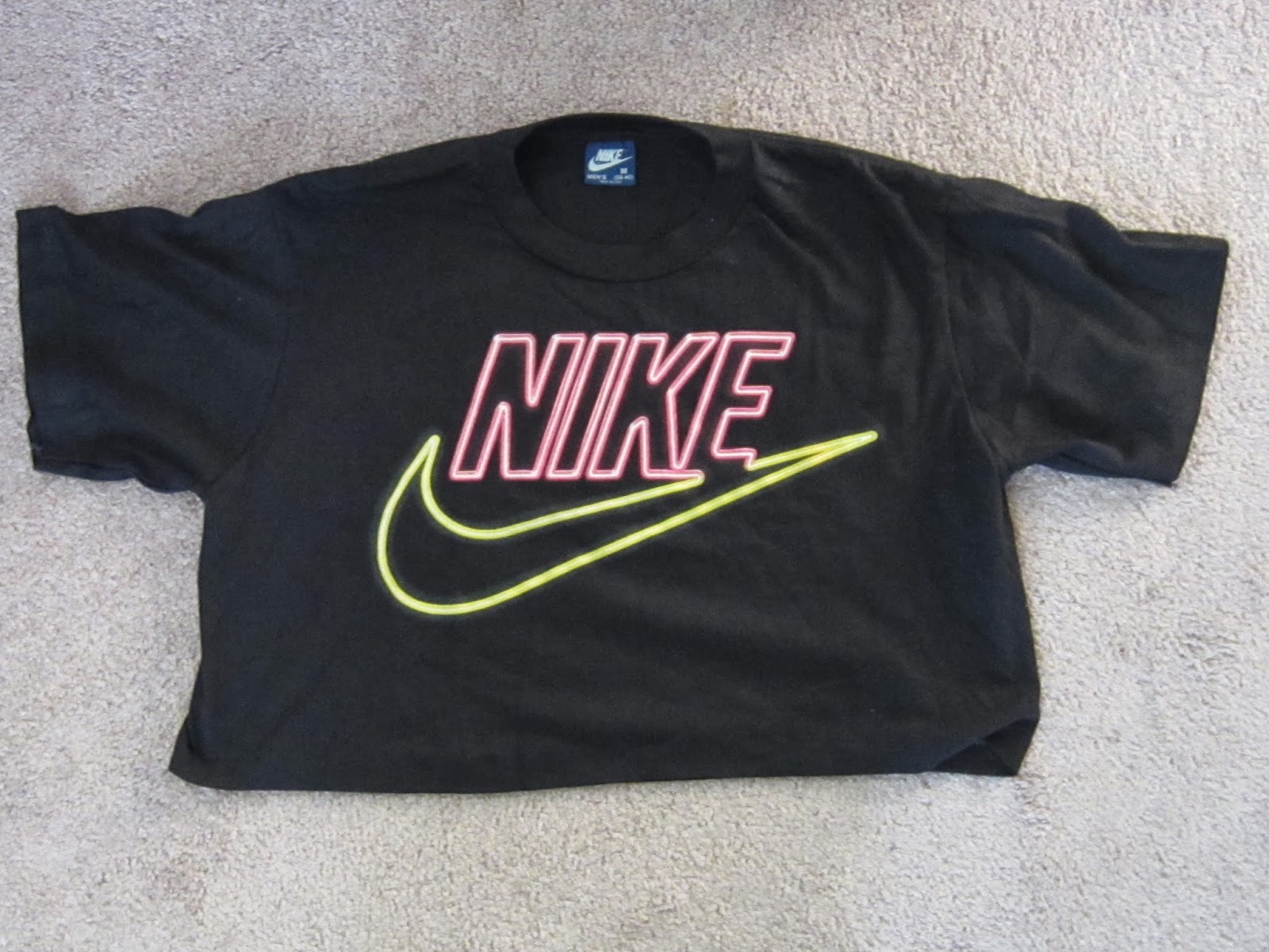 nike purple crop top