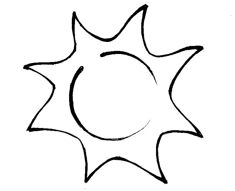 desenho de sol