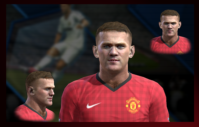 FACE DE W.ROONEY - PES 2013