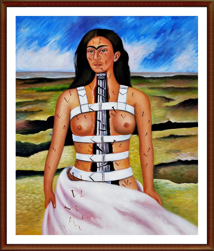 Resultado de imagen para columna rota frida