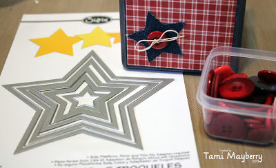 Sizzix Upcycled Americana Candle Holder Tutorial by Tami Mayberry