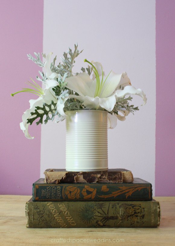 Crafted Spaces Weddings Rustic Tin Vase