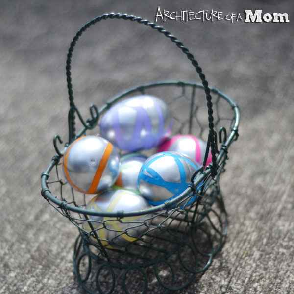 Architecture of a Mom Mod Metallic Easter Eggs