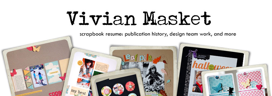 Vivian Masket Scrapbook Resume