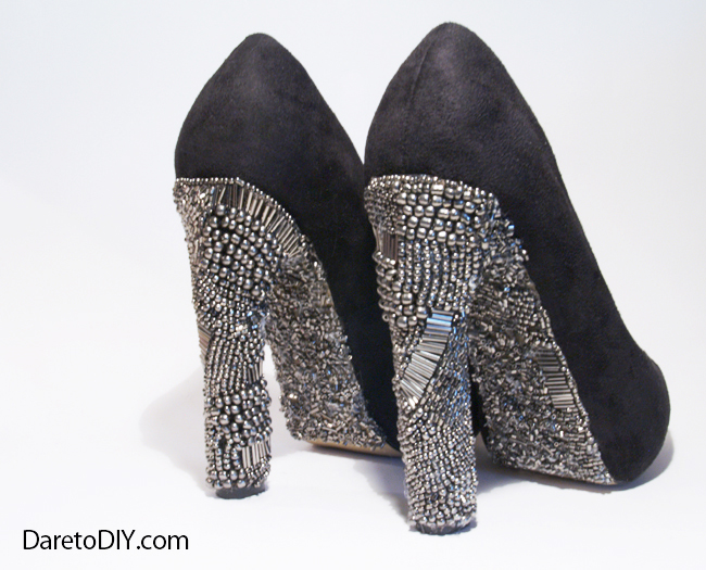 Dare to DIY in English DIY Project Beaded Heels