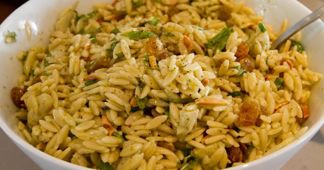 Recipe Resolution; A Culinary Adventure Orzo Salad With Artichoke