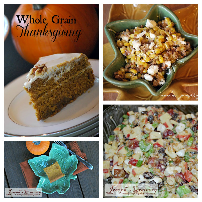 Joseph's Grainery Whole Grain Thanksgiving Dishes