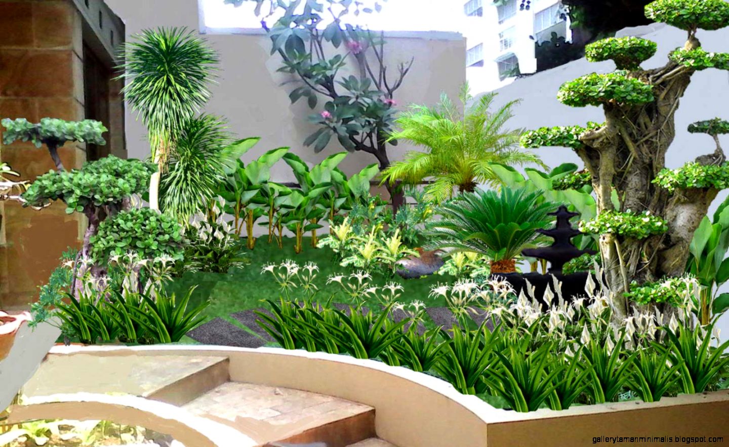 Desain Taman Rumah Yang Cocok Untuk Rumah Minimalis