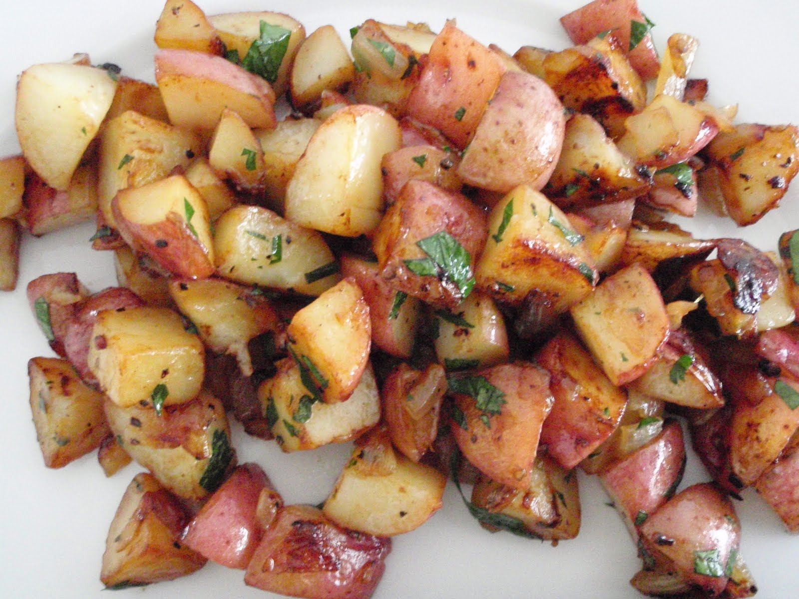 Weekend Domestic Perfect breakfast potatoes.