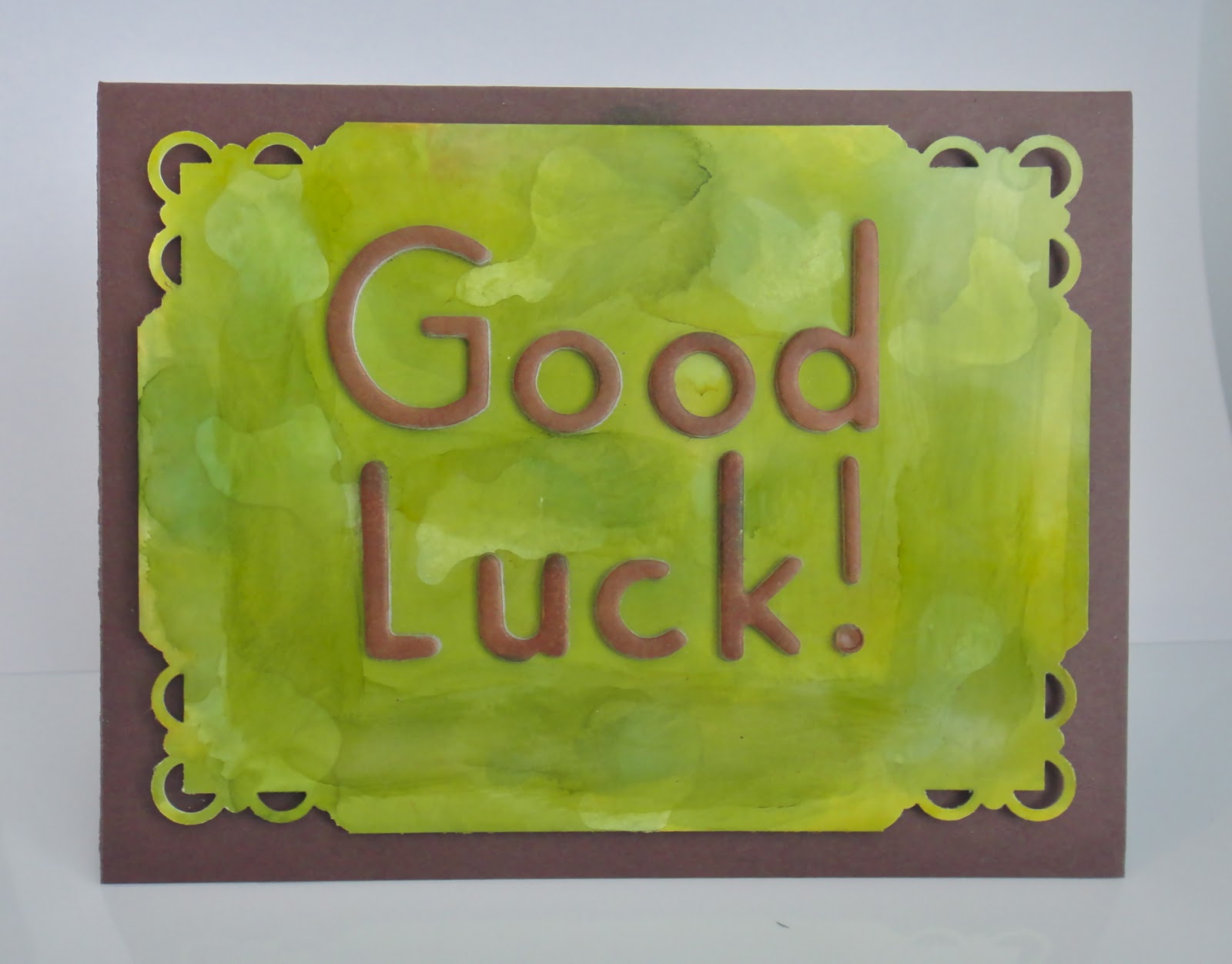 Donna&rsquo;s Crafty Place: CAS-ual Fridays Challenge #21 - Good Luck