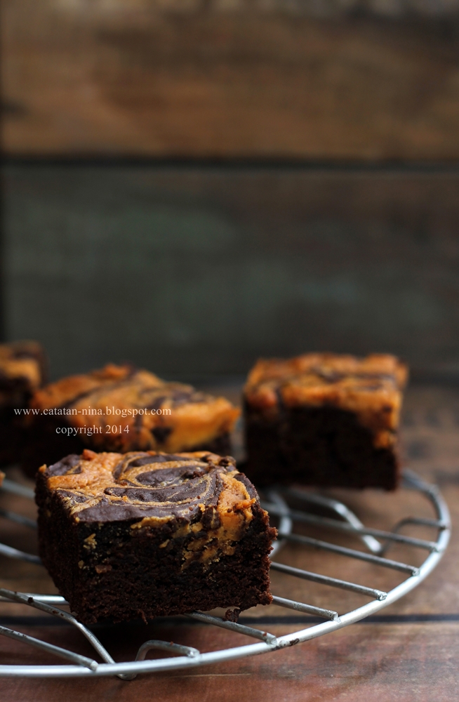 EGGLESS PEANUT BUTTER BROWNIES CatatanNina