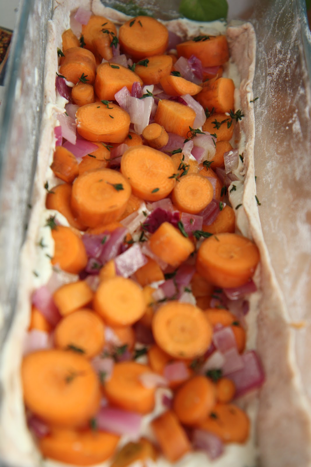 Carrot and Goat Cheese Tart and then I cooked...