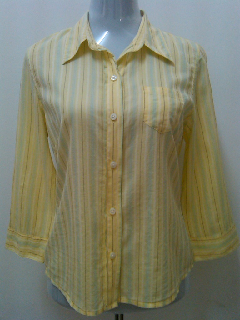 Affordable Branded Apparel Old Navy Yellow Striped Shirt RM18.00