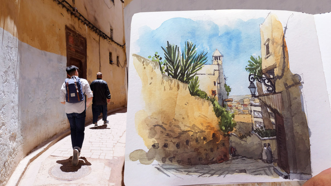 Finding Perspectives In Tuscany Urban Sketchers