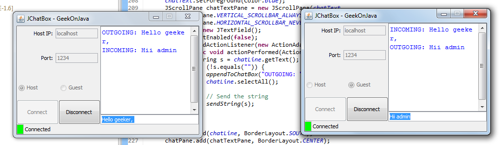 android chat application source code in java