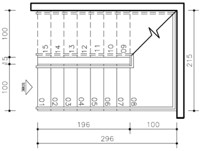 Planilha para cálculo de lances de escada 