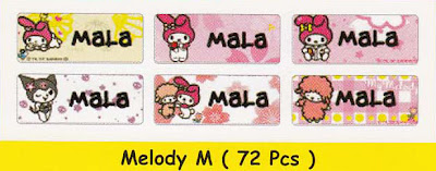 Label Nama Melody