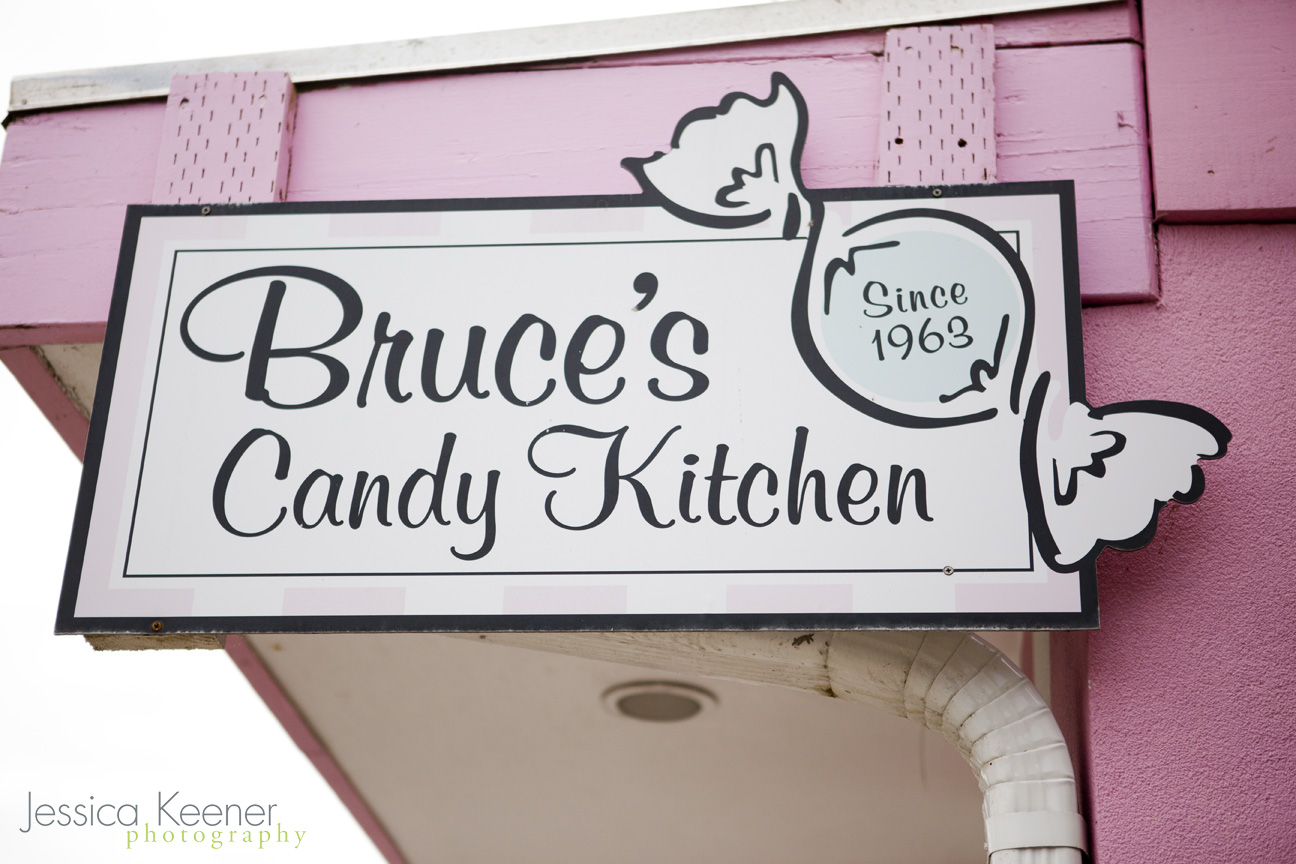 Jessica Keener Photography Bruce's Candy Kitchen • Cannon Beach, OR