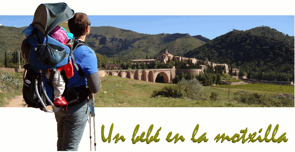 Un bebe en la motxilla