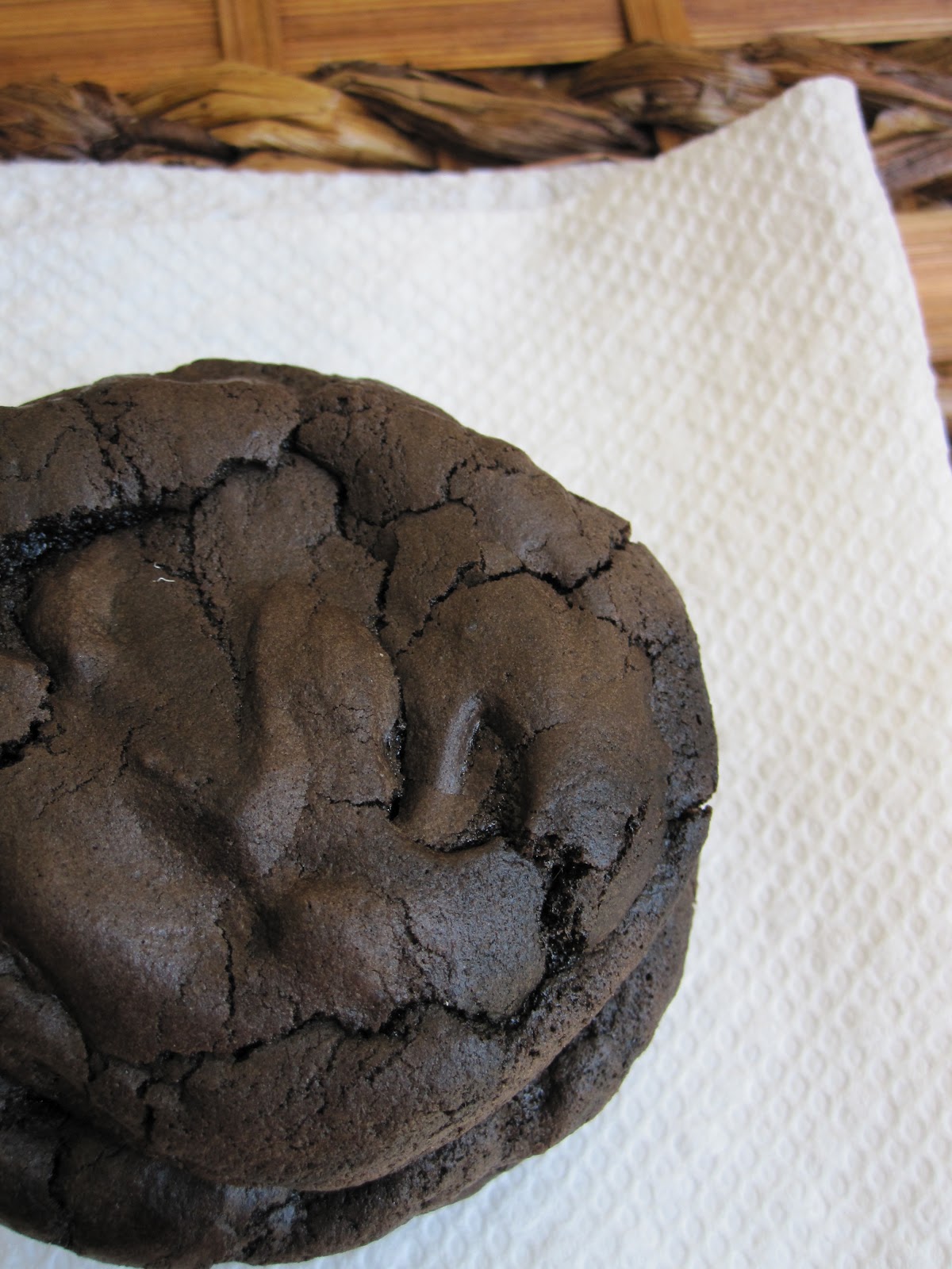 For the Love of Dessert Double Chocolate Brownie Cookies