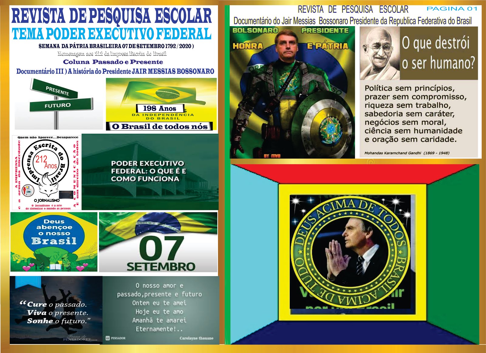 A FOLHA  DA REVISTA  DO 07  DE  SETEMBRO  2020  ON LINE  E  IMPRESSO