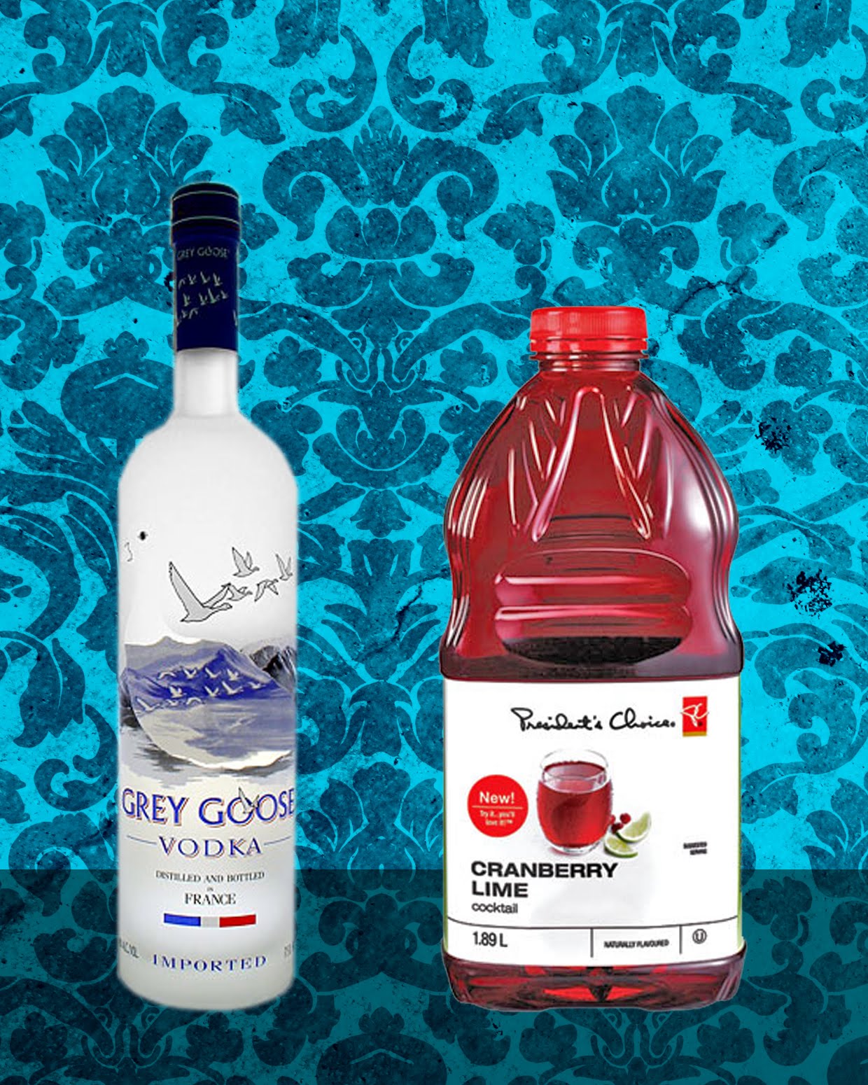 grey goose with cranberry