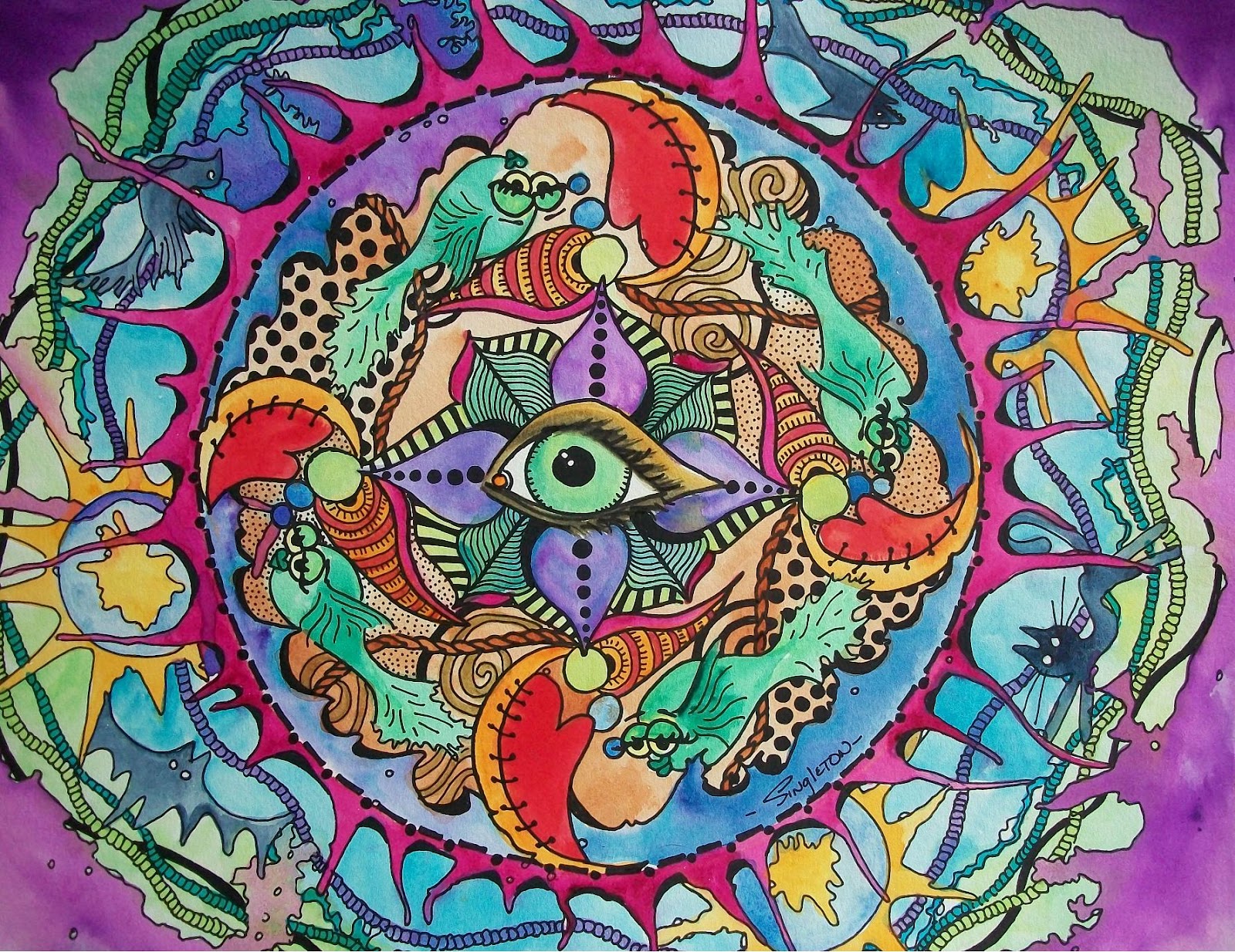 hippie art