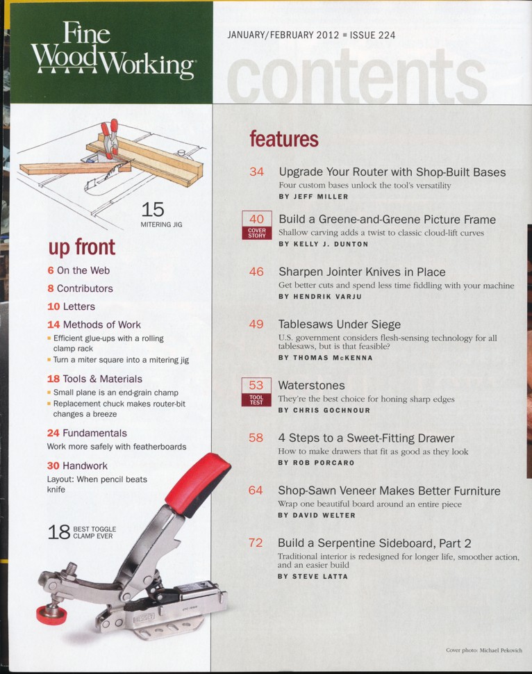 Woodworkers Magazine Index Fine Woodworking 223
