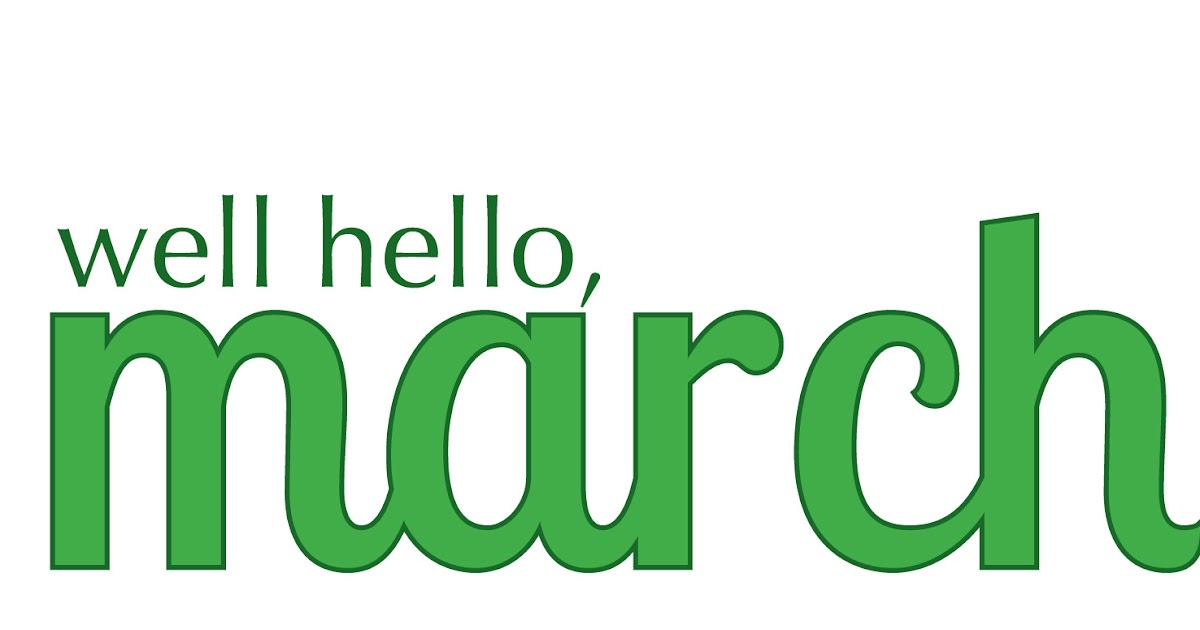 The Creative Place well hello, March.