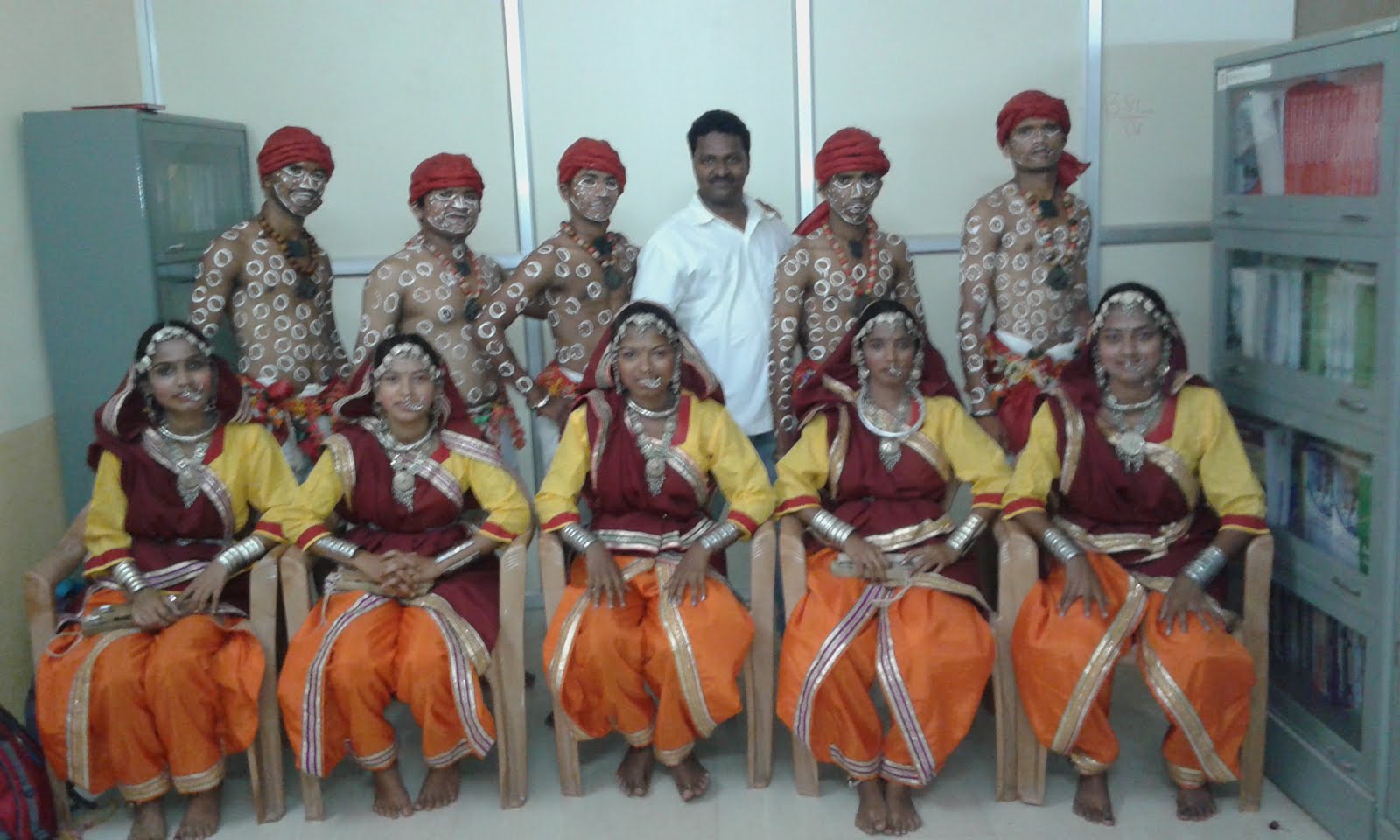 During Youth Fest 2015 Rathwa dance -Natu collage Margtamane