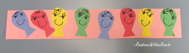 photo of: magic marker child's drawing, smiley faces, preschool, drawing, fine motor