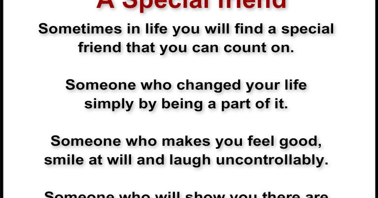 Awesome Quotes: A Special Friend
