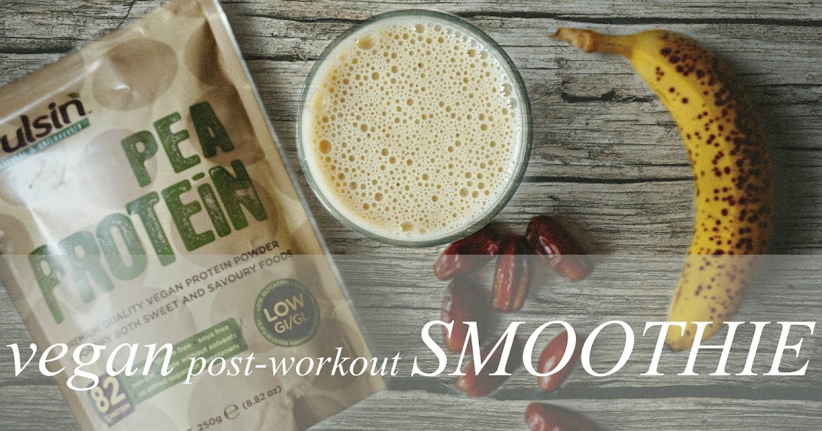 Vegan PostWorkout Smoothie Recipe Pure Power Panda