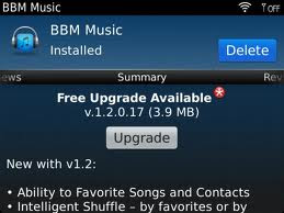 BBM Music 1.2.0.17 Available in App World