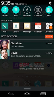 LG G3 screenshot