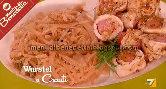 wurstel e crauti ricetta di Benedetta Parodi