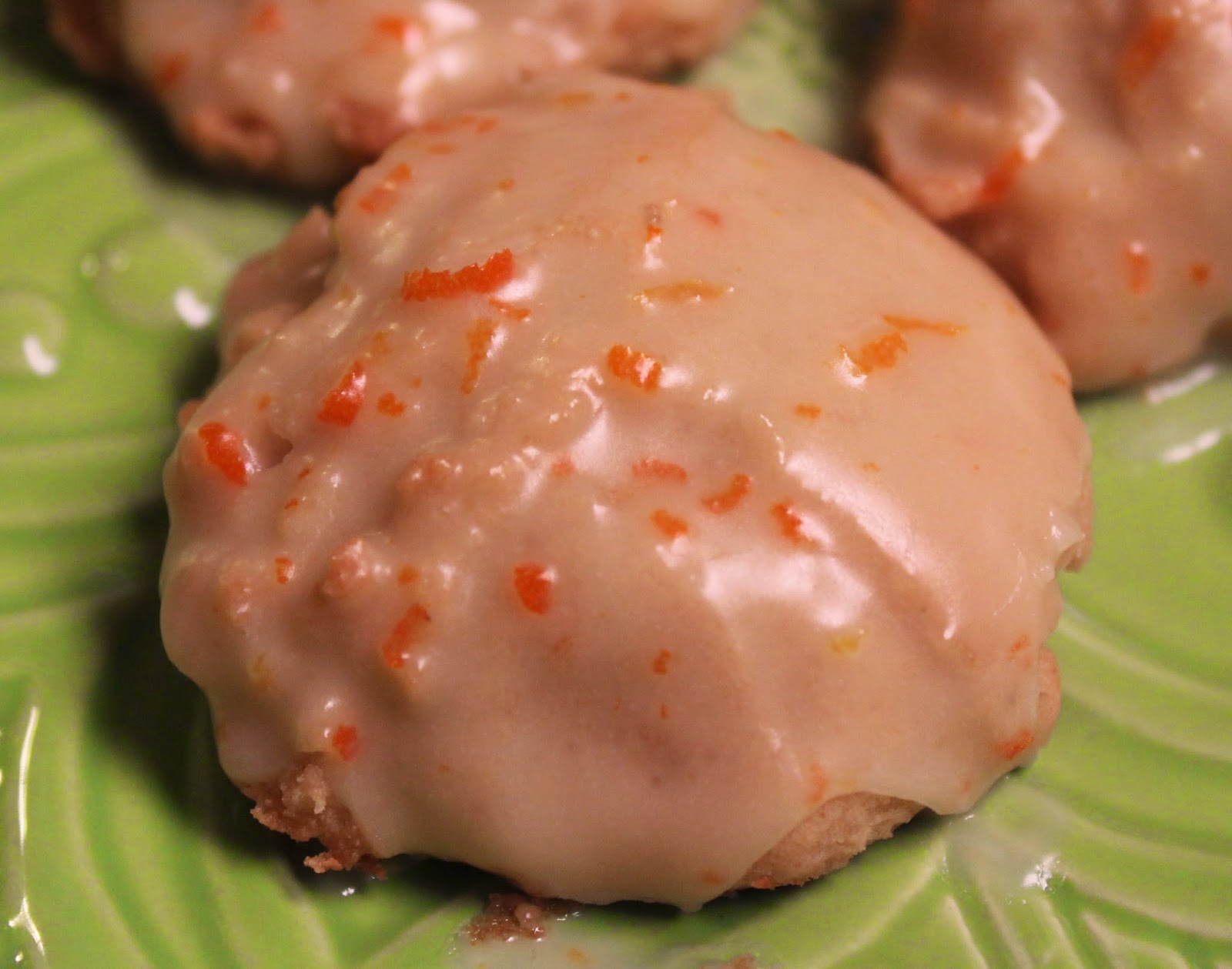 Gluten Free Casually Frosted Orange Cookies