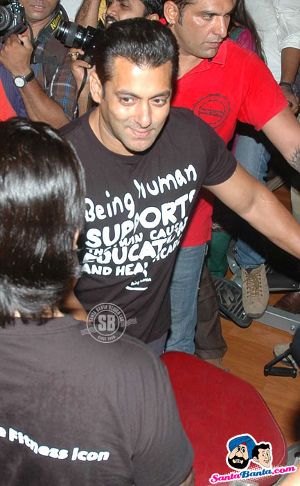 Salman Khan - (10) - Nitro Gym Opening Pics