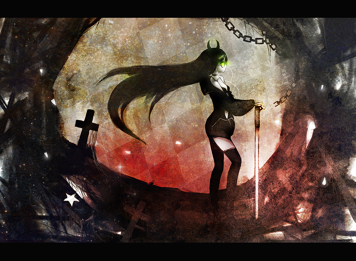 Kawai Anime Lover Z Black Rock Shooter