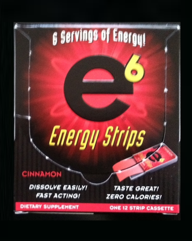 CAFFEINE! Review for E6 Energy StripsCinnamon