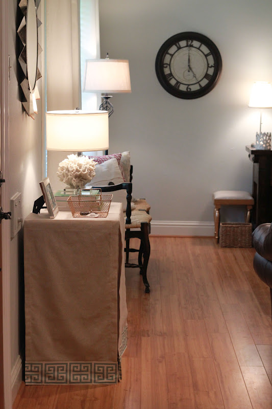 Fresh and Fancy {DIY} Skirted Table Cover