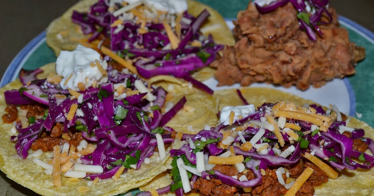 Al's Recipe Reviews Beef Chorizo Tacos with Cabbage Slaw